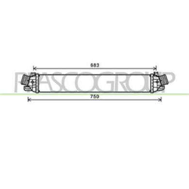 AA344N003_1.JPG Intercooler Per Alfa Romeo Giulietta Dal 2010 Al 2016