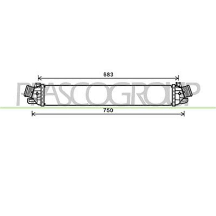 AA344N003_1.JPG Intercooler Per Alfa Romeo Giulietta Dal 2010 Al 2016