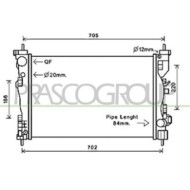 AA344R002_1.JPG Radiatore Per Alfa Romeo Giulietta Dal 2010 Al 2016