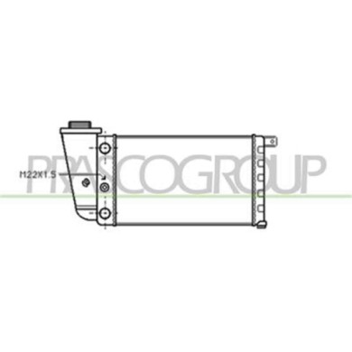 AB017R002_1.JPG Radiatore Per Autobianchi Y10 Dal 1985 Al 1989