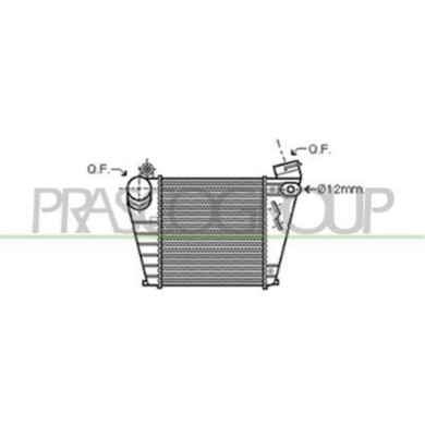 AD016N001_1.JPG Intercooler Per Audi A3 3/5 Porte (8v1/8va) Dal 1996 Al 2003