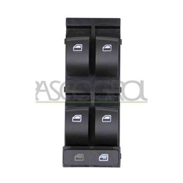 AD016WS04_1.JPG Pulsantiera Nera Per Audi A3 3/5 Porte (8v1/8va) Dal 1996 Al 2003