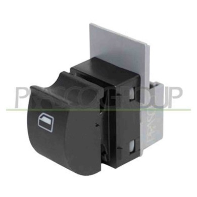 AD016WS05_2.JPG Interruttore Alzacristallo Nero Per Audi A3 3/5 Porte (8v1/8va) Dal 1996 Al 2003