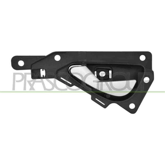 SX_SCRITTA_LOGO.jpg Maniglia Anteriore Sinistra Interna Con Leva Argento Compatibile Per ALFA ROMEO MITO Dal 09/2008 Al 02/2016 