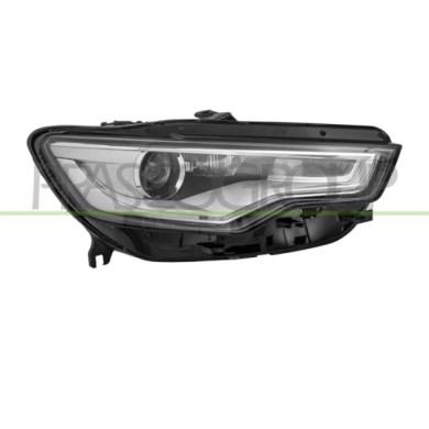 DX_SCRITTA_LOGO.jpg Proiettore Destro D3S+H7 Elettrico Con Motore Con Luce Diurna Led AUDI A6 (4G2) Dal 12/2011 Al 08/2014 4G094
