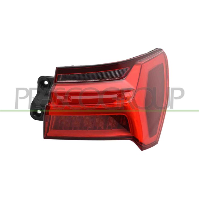 LIBRETTO_RICHIESTA_TARGA.JPG Fanale Posteriore Destro Esterno Con Porta Lampada Led Mod. Station Wagon Versione Odelo AUDI A6 (C