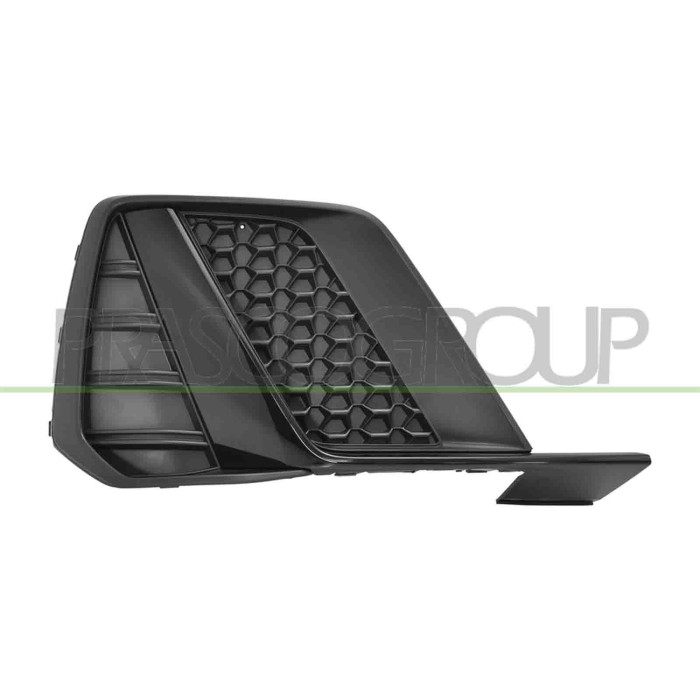 DX_SCRITTA_LOGO.jpg Griglia Destra Paraurti Anteriore Nera Senza Sede Fendi Modanatura Nera Lucida Traccia Pdc AUDI A1 S-LINE Da
