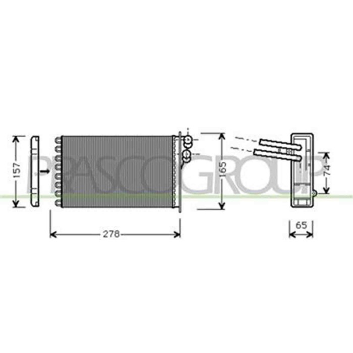 AD017H002_1.JPG Riscaldatore Per Audi A4 (b5) Dal 1994 Al 1999