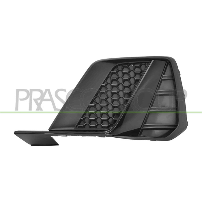 SX_SCRITTA_LOGO.jpg Griglia Sinistra Paraurti Anteriore Nera Senza Sede Fendi Modanatura Nera Lucida Traccia Pdc AUDI A1 S-LINE 
