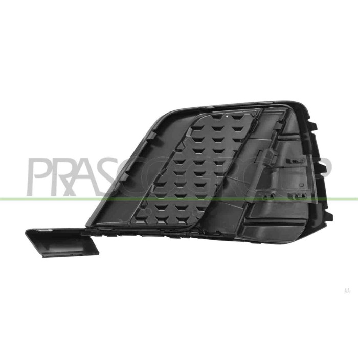 LIBRETTO_RICHIESTA_TARGA.JPG Griglia Destra Paraurti Anteriore Nera Senza Sede Fendi Con Modanatura Argento Con Traccia Pdc AUDI