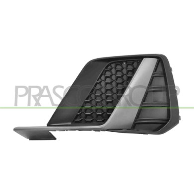 SX_SCRITTA_LOGO.jpg Griglia Sinistra Paraurti Anteriore Nera Senza Sede Fendi Modanatura Argento Traccia Pdc AUDI A1 S-LINE Dal 
