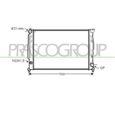 AD017R004_1.JPG Radiatore Per Audi A4 (b5) Dal 1994 Al 1999