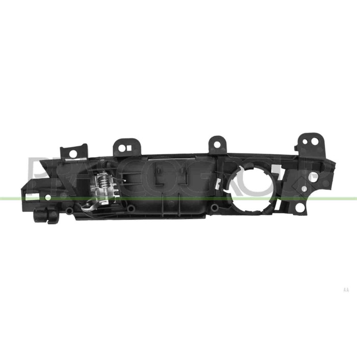 LIBRETTO_RICHIESTA_TARGA.JPG Maniglia Posteriore Destra Interna Con Leva Argento AUDI A3 3/5 PORTE (8P/8PA) Dal 09/2003 Al 06/20