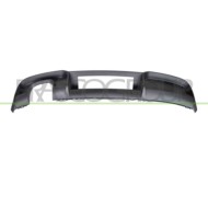 Spoiler Paraurti Posteriore Argento Scarico Doppio A Sinistra Fori Modanatura Mod. S Line AUDI A3 3/5 PORTE 02/2016-04/2020