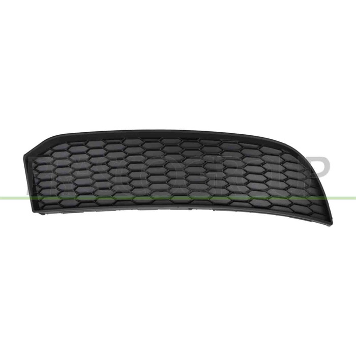 DX_SCRITTA_LOGO.jpg Griglia Destra Spoiler Paraurti Posteriore Nera Mod. S Line AUDI A3 3/5 PORTE (8VF/8VK) Dal 02/2016 Al 04/20