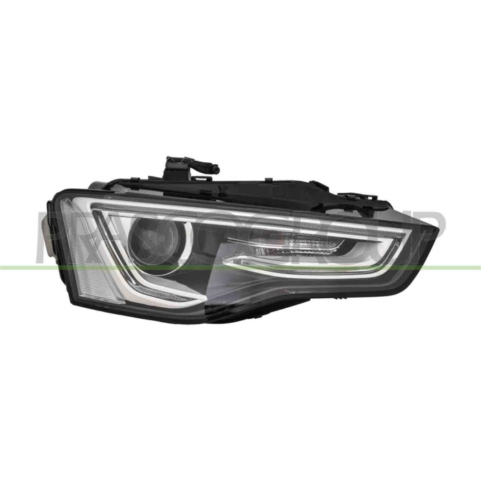 DX_SCRITTA_LOGO.jpg Proiettore Destro Hid D3S Elettrico Motore Luce Diurna Led Mod. 11 12 AUDI A5 (8T3/8F) COUPE'/CABRIOLET Dal 