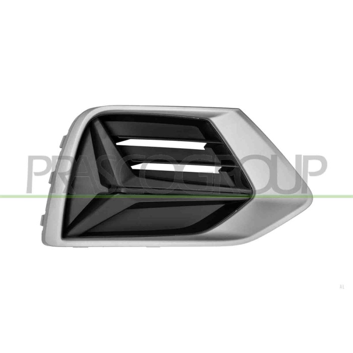 DX_SCRITTA_LOGO.jpg Griglia Destra Paraurti Anteriore Nera Goffrata Con Cornice Argent0 AUDI Q3 (F3B) Dal 08/2018 in poi 83A8076