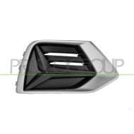 Griglia Destra Paraurti Anteriore Nera Goffrata Con Cornice Argent0 AUDI Q3 (F3B) Dal 08/2018 in poi 83A807672TB2