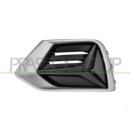 Griglia Sinistra Paraurti Anteriore Nera Goffrata Con Cornice Argent0 AUDI Q3 (F3B) Dal 08/2018 in poi 83A807671TB2