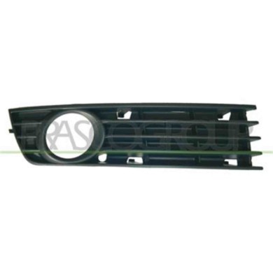GUIDA_ALLA_SCELTA.JPG Griglia Destra Paraurti Nera Per Audi A4 (b6) Dal 2000 Al 2004