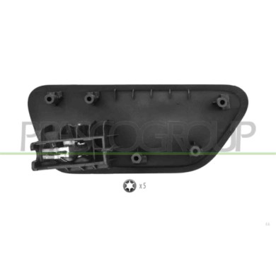 LIBRETTO_RICHIESTA_TARGA.JPG Maniglia Anteriore Destra Interna Con Leva Argento Compatibile Per BMW 3 SERIES F30/F31 Dal 09/2011