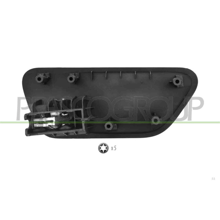LIBRETTO_RICHIESTA_TARGA.JPG Maniglia Anteriore Destra Interna Con Leva Argento Compatibile Per BMW 3 SERIES F30/F31 Dal 09/2011