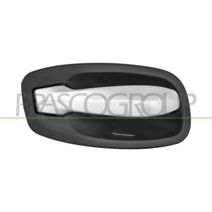 DX_SCRITTA_LOGO.jpg Maniglia Anteriore Destra Interna Con Leva Argento Compatibile Per BMW 5 SERIES E60N/E61N Dal 04/2007 Al 03/