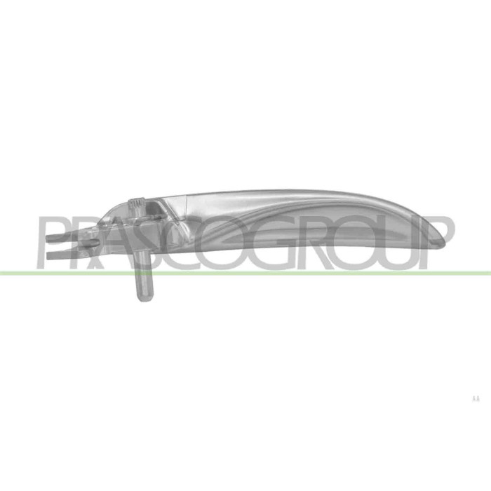LIBRETTO_RICHIESTA_TARGA.JPG Leva Maniglia Anteriore/Posteriore Sinistra Interna Argento BMW 5 SERIES F10/F11 Dal 04/2010 Al 06/