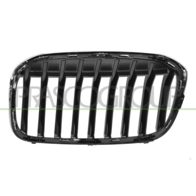 LIBRETTO_RICHIESTA_TARGA.JPG Griglia Radiatore Destra Nera Con Cornice Cromata BMW 2 SERIES F45 / F46- ACTIVE/GRAN TOURER LCI Da