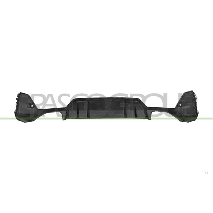 LIBRETTO_RICHIESTA_TARGA.JPG Spoiler Paraurti Posteriore Nero Lucido Fori Pdc+Supporti Fori Modanatura BMW 3 SERIES G20/G21 M-TE