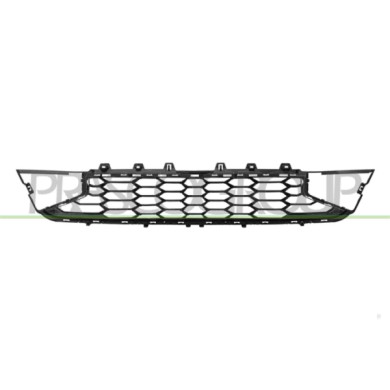 LIBRETTO_RICHIESTA_TARGA.JPG Griglia Paraurti Anteriore Centrale Nera Lucida Compatibile Per BMW 3 SERIES G20/G21 M-TECH LCI Dal