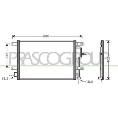 AD020C003_1.JPG Condensatore Per Audi A4 (b6) Dal 2000 Al 2004
