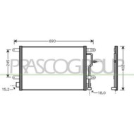 Condensatore Per Audi A4 (b6) Dal 2000 Al 2004