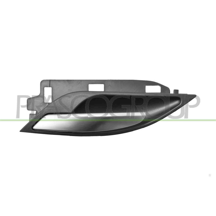 SX_SCRITTA_LOGO.jpg Maniglia Anteriore/Posteriore Sinistra Interna Con Leva Argento Mostrina Nera BMW X1 E84 Dal 07/2009 Al 05/2