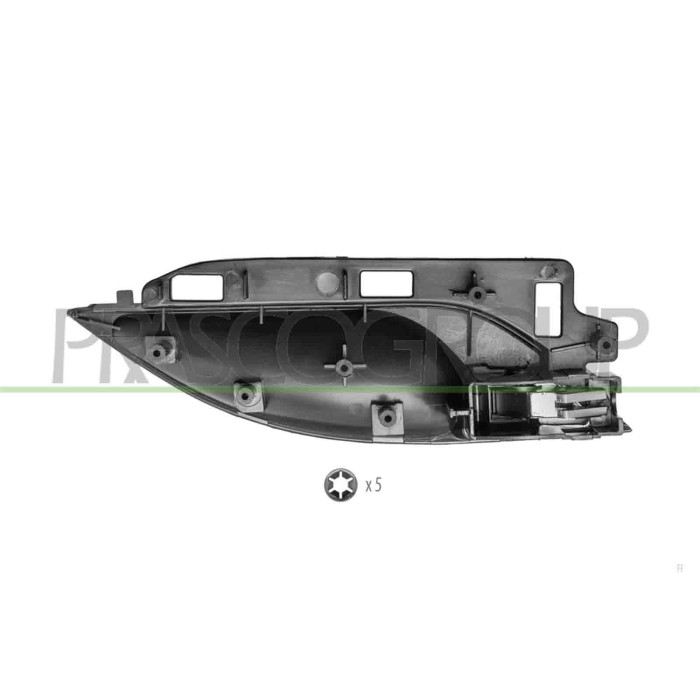 LIBRETTO_RICHIESTA_TARGA.JPG Maniglia Anteriore/Posteriore Sinistra Interna Con Leva Argento Mostrina Nera BMW X1 E84 Dal 07/200