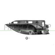 LIBRETTO_RICHIESTA_TARGA.JPG Maniglia Anteriore/Posteriore Sinistra Interna Con Leva Argento Mostrina Nera BMW X1 E84 Dal 07/200