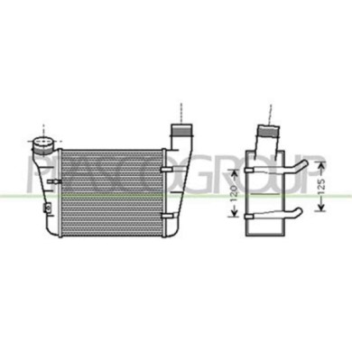 AD020N003_1.JPG Intercooler Per Audi A4 (b6) Dal 2000 Al 2004