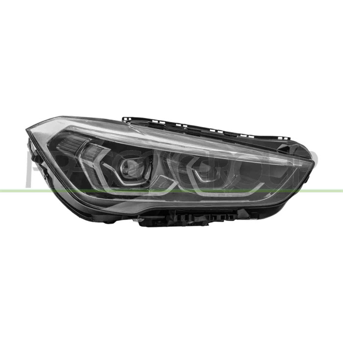 DX_SCRITTA_LOGO.jpg Proiettore Destro Elettrico Con Motore Senza Centralina Full Led Versione Valeo BMW X1 F48 LCI Dal 10/2019 A