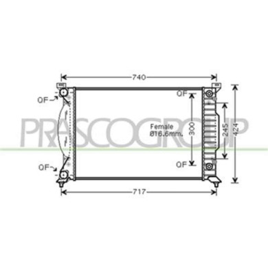AD020R004_1.JPG Radiatore Per Audi A4 (b6) Dal 2000 Al 2004