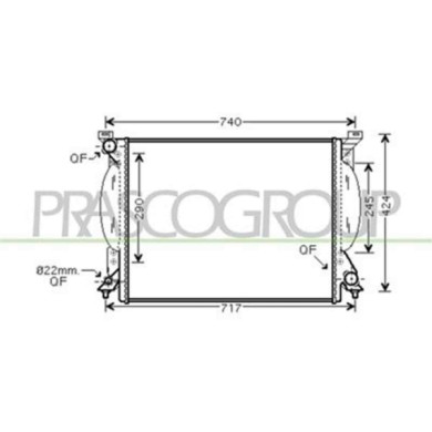 AD020R007_1.JPG Radiatore Per Audi A4 (b6) Dal 2000 Al 2004