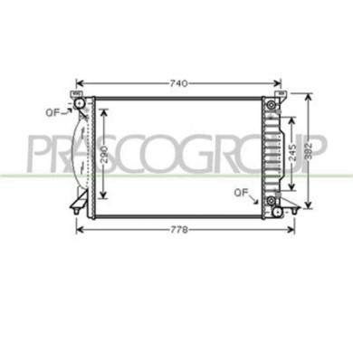 AD020R009_1.JPG Radiatore Per Audi A4 (b6) Dal 2000 Al 2004