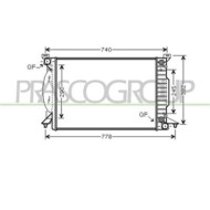 Radiatore Per Audi A4 (b6) Dal 2000 Al 2004