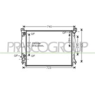 AD020R012_2.JPG Radiatore Per Audi A4 (b6) Dal 2000 Al 2004