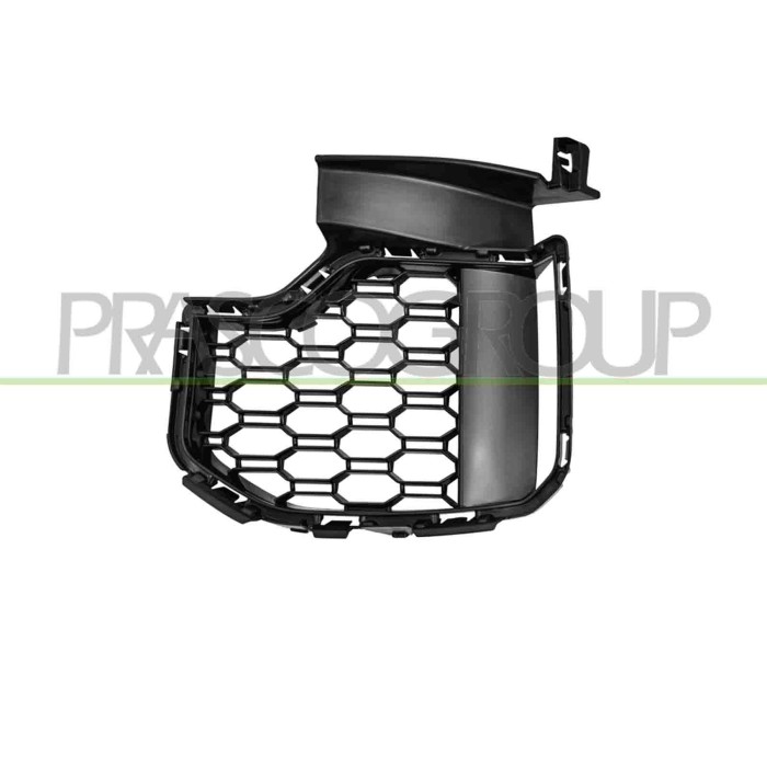 SX_SCRITTA_LOGO.jpg Griglia Sinistra Paraurti Anteriore Nera Lucida Aperta Compatibile Per BMW X5 G05 M-TECH Dal 08/2018 Al 02/2