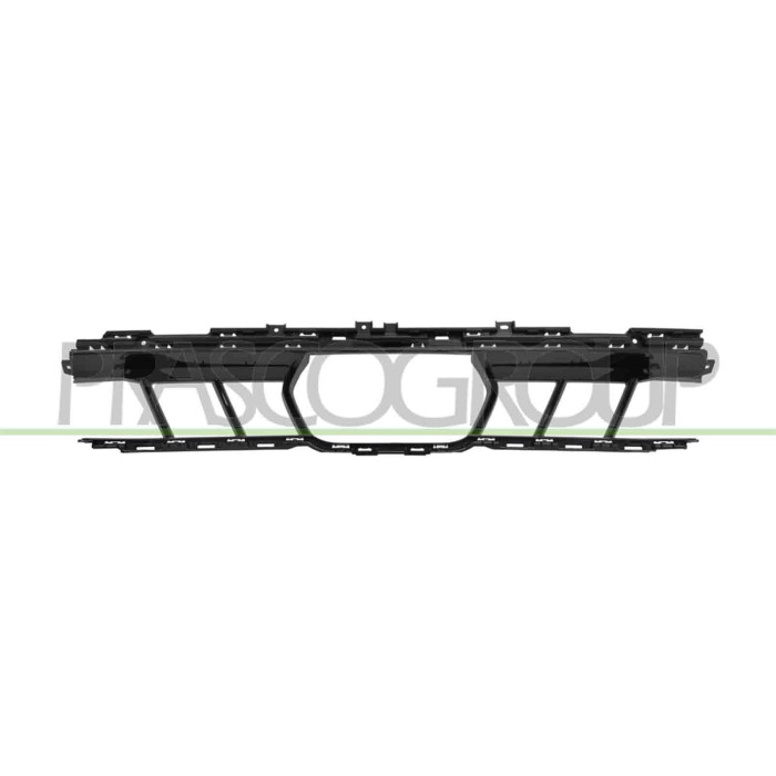NEUTRO.jpg Griglia Paraurti Anteriore Centrale Nera Lucida Con Foro Cruise Control BMW X6 G06 M-TECH Dal 03/2023 in poi 51118085