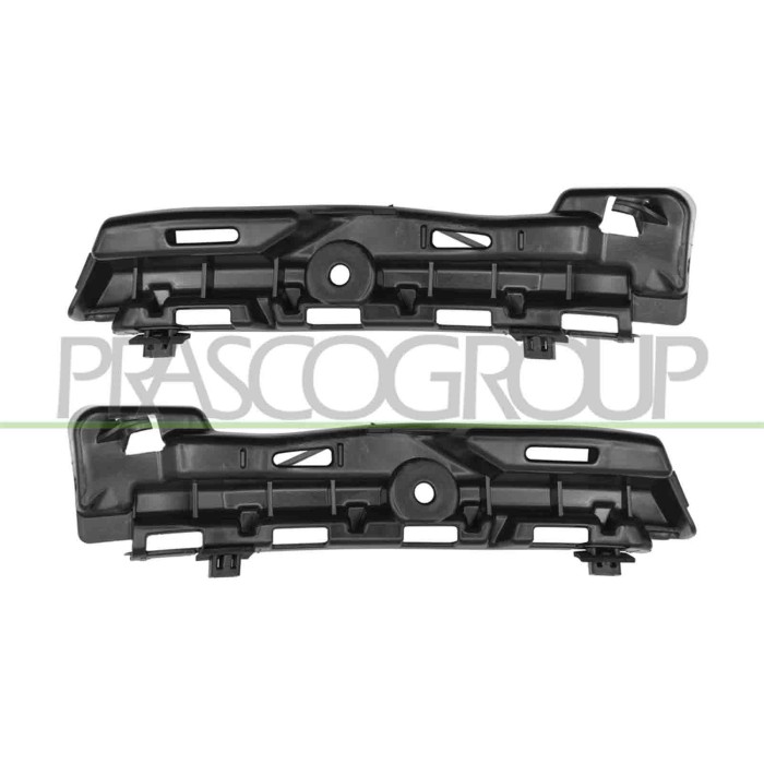 NEUTRO.jpg Kit Staffe Paraurti Posteriore (Destra+Sinistra) Compatibile Per CITROEN C1 Dal 05/2014 in poi Codice Originale 16123