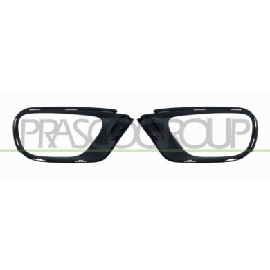 CI3312105_2.JPG Kit Cornici Proiettore Nere Lisce Da Primerizzare (Destra+Sinistra) Compatibile Per CITROEN C3 Dal 10/2020 Al 03