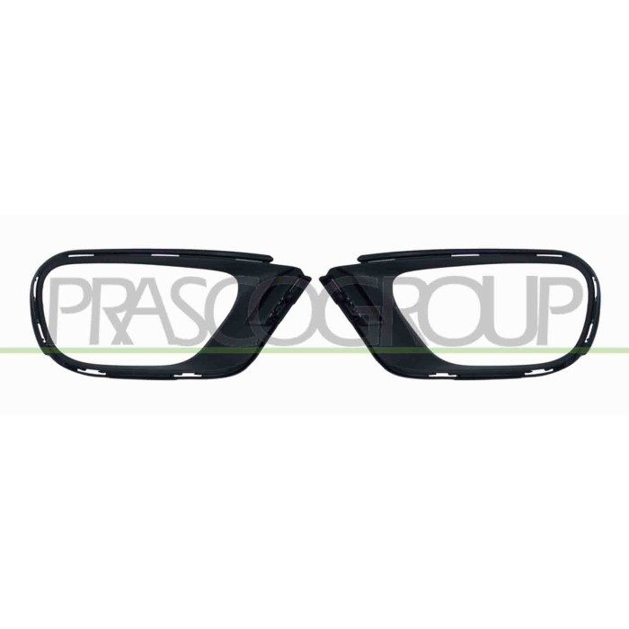 CI3312105_2.JPG Kit Cornici Proiettore Nere Lisce Da Primerizzare (Destra+Sinistra) Compatibile Per CITROEN C3 Dal 10/2020 Al 03