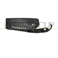 Paraurti Anteriore Inferiore Nero Goffrato Sede Fendi Fori Pdc+Supporti Griglia Centrale CITROEN C3 AIRCROSS 06/2021-03/2024