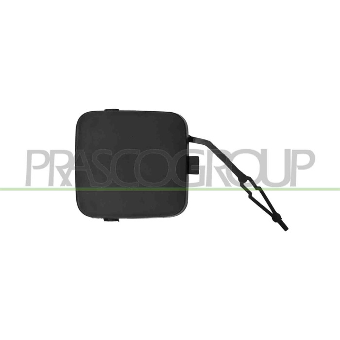NEUTRO.jpg Tappo Coprigancio Traino Paraurti Anteriore Nero Liscio Da Primerizzare Compatibile Per CITROEN C4 Dal 12/2020 in poi